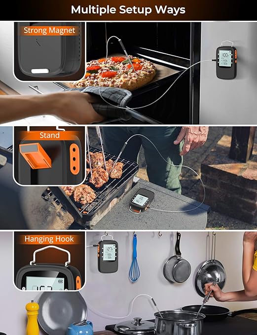 Govee Bluetooth Meat Thermometer Digital with Smart App Timer and Alerts