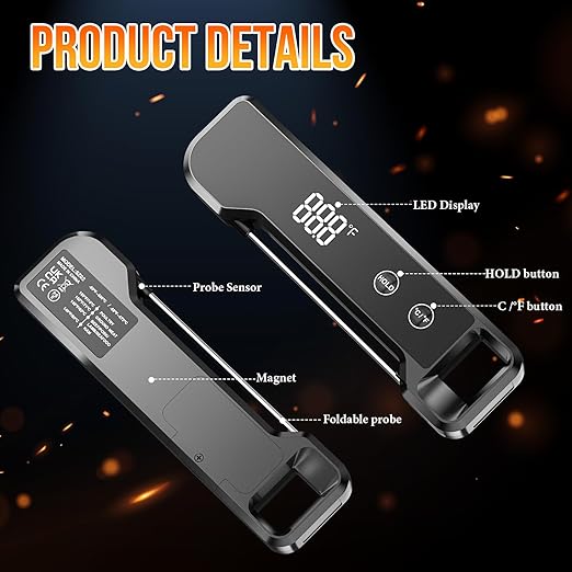Meat Thermometer Digital Instant Read Food Thermometer for Cooking