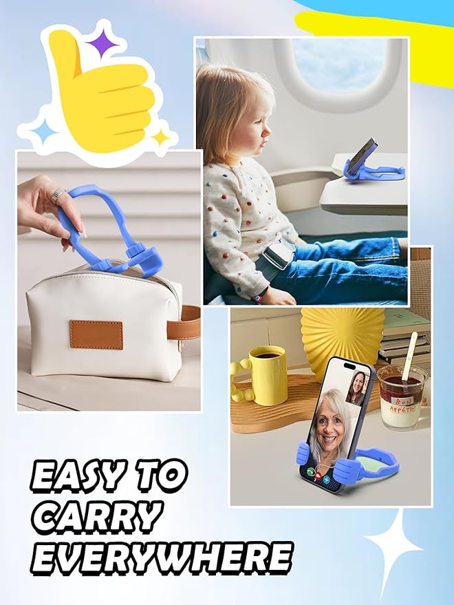 Stocking Stuffers for Teens Boys Girls Thumbs Up Lazy Phone Stand for Desk