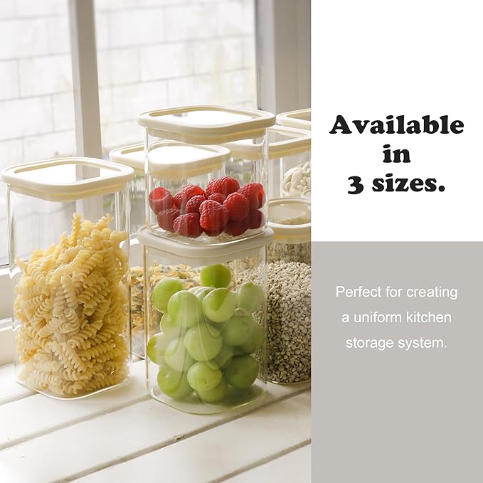 CozNido Small Glass Food Storage Containers with Glass Lids 4 pcs 24fl.oz