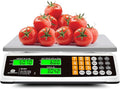 BROMECH Price Computing Scale 88lb/40kg Commercial Food Scale for Produce Meat Weighing, LCD Display and Green Bright Backlight for Farmers Markets, Meat Shop, Deli, （Not for Trade）