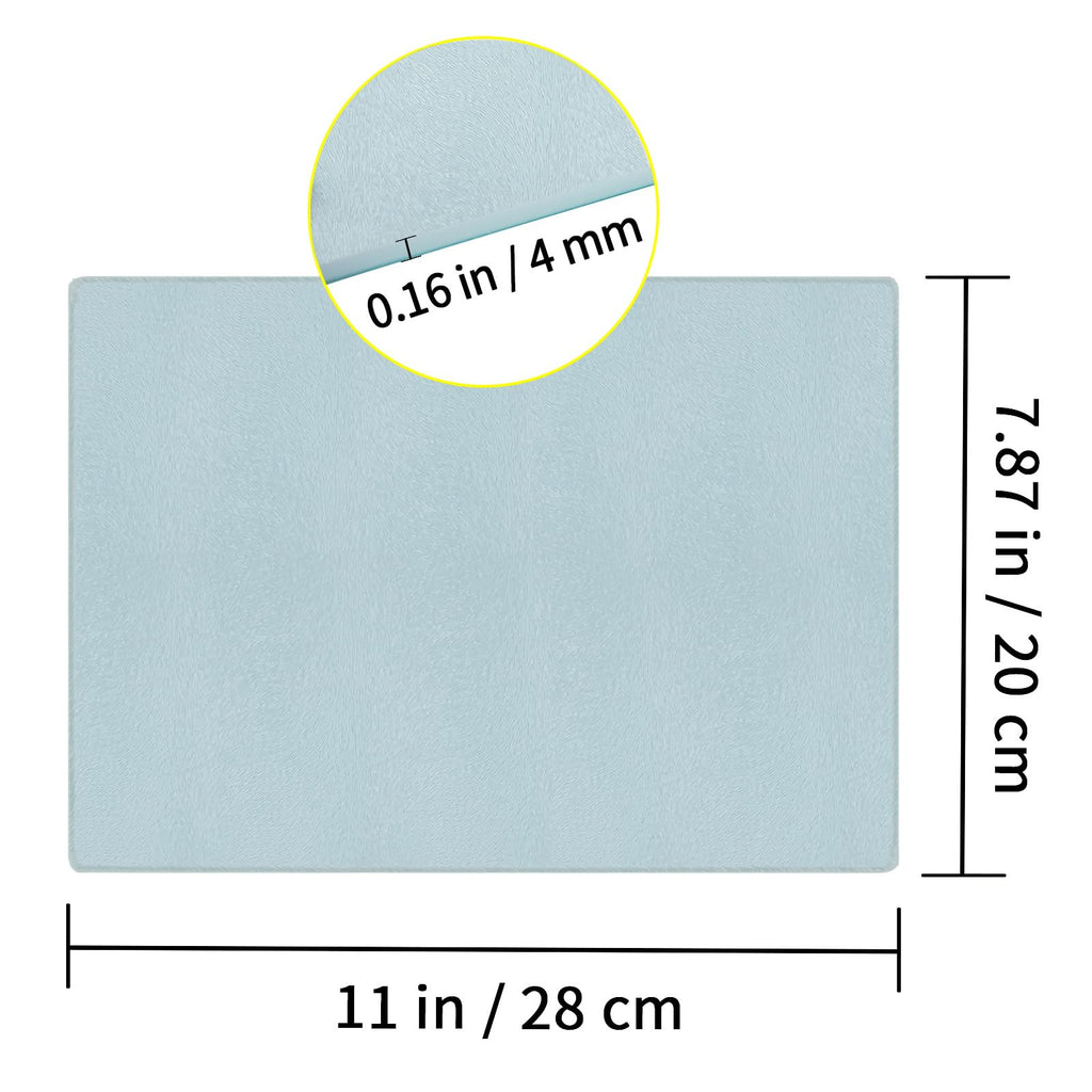 2 Pcs sublimation cutting board blanks，11 x 7.87 Inch sublimation cutting boards，Textured Sublimation Anti Slip Cutting Board Heat Scratch Resistant Blank Cutting Board