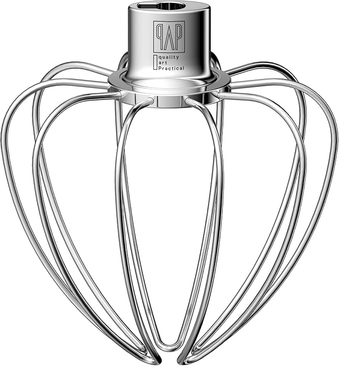 QAP Stainless Steel Wire Whip Fits KitchenAid 4.5 5 QT Tilt Head