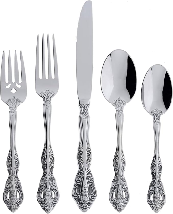 Oneida Michelangelo 20-Piece 18/10 Silverware Set for 4, Flatware