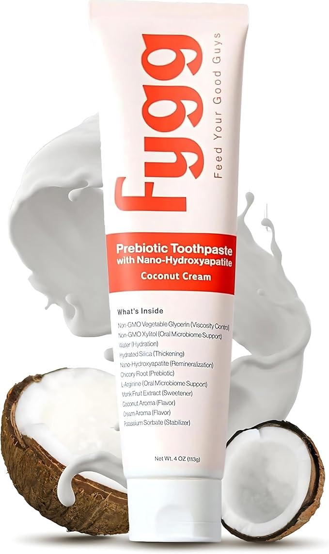 Fygg Fluoride-Free Toothpaste, Coconut Cream Flavor, 4oz