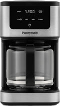 Pantrymade Deluxe 14 Cup Programmable Drip Coffee Maker with Glass Carafe | Large Capacity Coffee Maker 14 Cup with, Auto Shut-Off & Timer | Classic Black