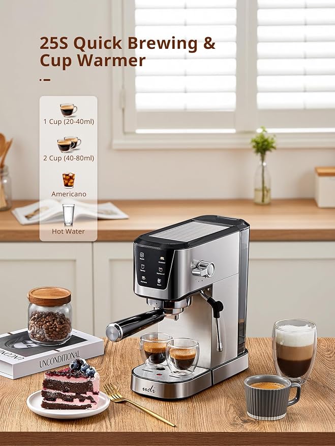 UDI Espresso Machines, 20 Bar Espresso Coffee machine