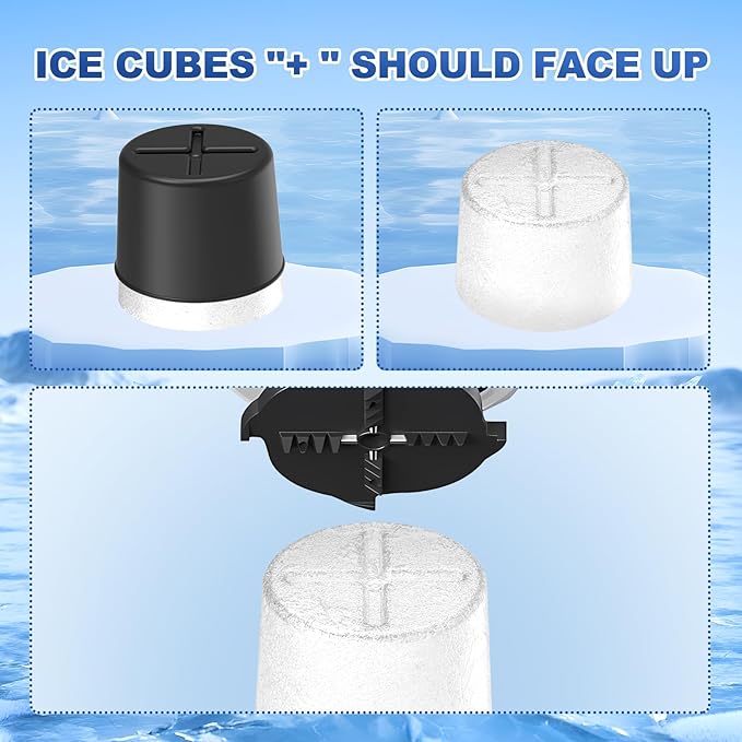8 PCS Ice Molds Accessory for KitchenAid Shaved Ice Attachment,BPA-Free