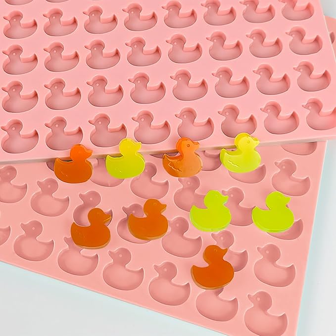 EDUEE Mini Duck Silicone Molds Pet Molds for Dog Treat 96 Cavity for Baking Biscuits, Cookie, Candy, Chocolate, Gummy, Cookie