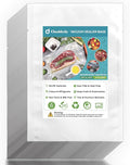 Cloudslucky Chamber Vacuum Sealer Bags,10"x14" 200 Pcs Pre-cut Chamber Machine Pouches,Heavy Duty Chamber Vacuum Bags for Commercial Sealer,Food Storage,Meal Prep,Sous Vide,Meat Cheese Goods, BPA Free