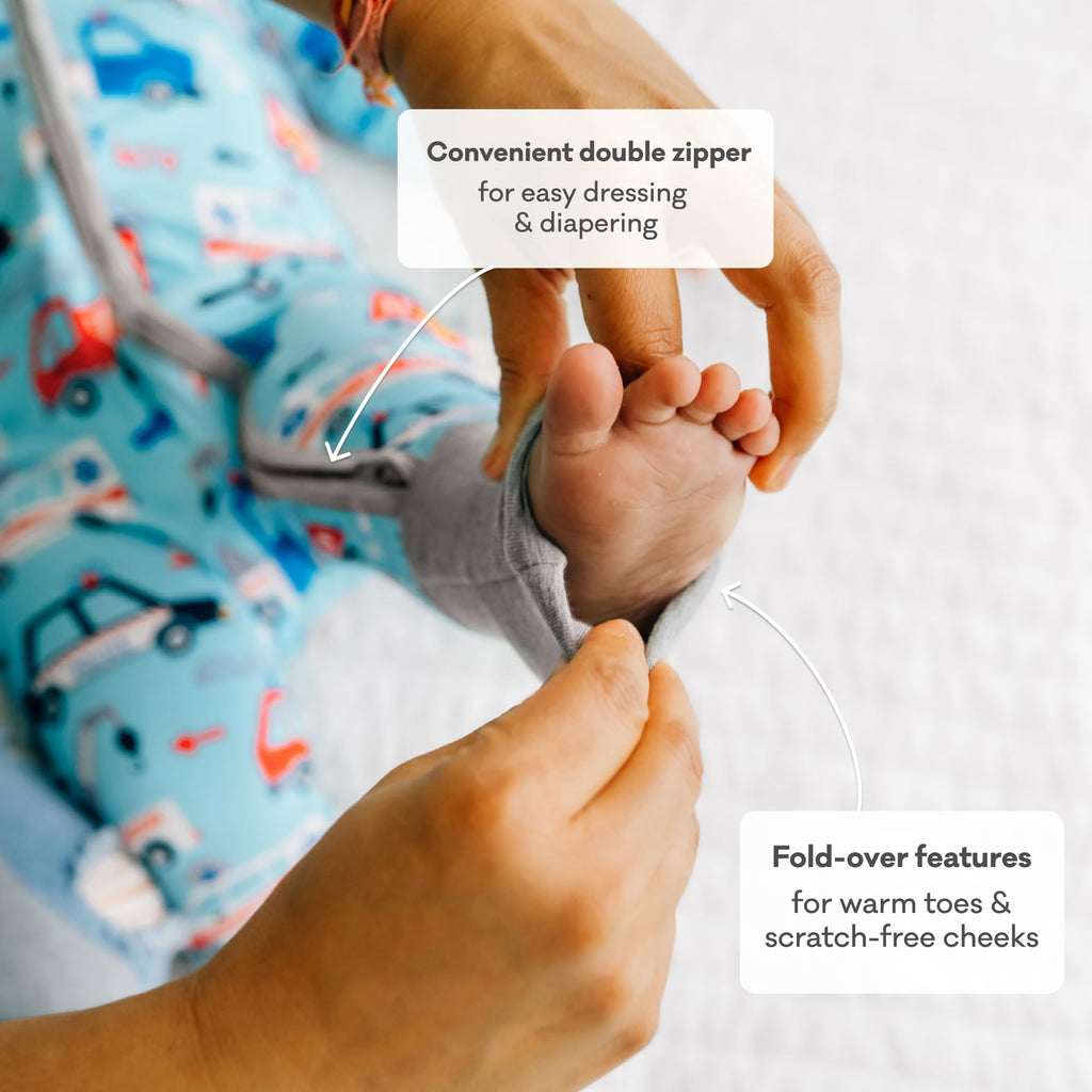 Little Sleepies Baby Pajamas, To The Rescue, 3-6 months