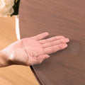 NAP2WELL Clear Round Table Cover Protector 41 Inch, 1.5mm Plastic Desk Mat