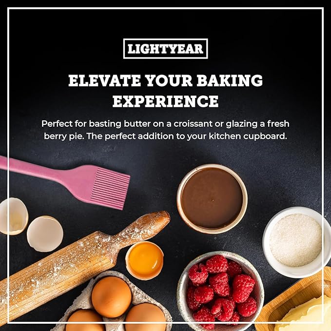 Lightyear Silicone Basting Brush for Cooking – Pastry Brush Set