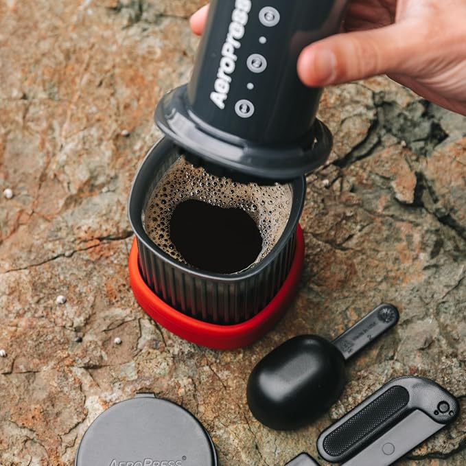 AeroPress Go Extra Small Portable Coffee Maker Kit