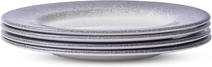 Portmeirion Potter's Mist Salad Plate - Grey, Set of 4