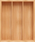 Unibambou Bamboo Silverware Drawer Tray, Kitchen Flatware Cutlery Organizer
