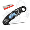 Digital Meat Thermometer, Waterproof Instant Read Cooking Thermometer with LCD Backlight, Magnetic Back for Kitchen, Baking, Sous Vide, Outdoor Grilling,Candy