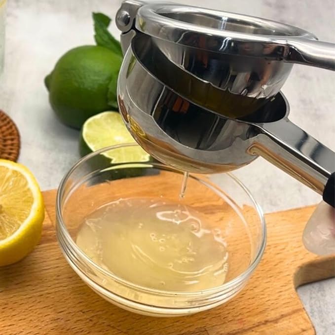 Lemon Squeezer Heavy Duty-Non-Slip Grip Design, Handheld Juice Press