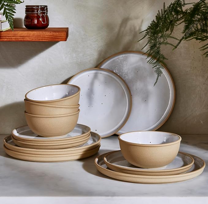 Portmeirion Minerals Dinner Plate - Moonstone, Set of 4