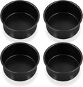 P&P CHEF 4 Inch Cake Pan Set, Non-stick Baking Pans for Cake, 4Pcs