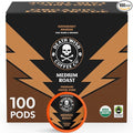 Death Wish Coffee Medium Roast Single Serve Pods, Organic, 100 Count