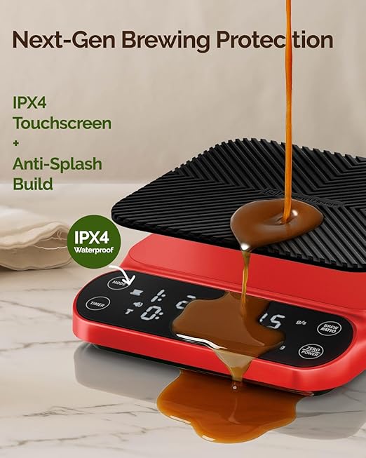 Maestri House S3 Pour Over Coffee Scale with Timer, 3kg/0.1g