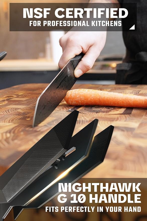 Dalstrong 12-Piece Knife Block Set — All-Black Titanium-Coated Blades, 15° Honbazuke Edge, Full-Tang G-10 Handles — Shadow Black Series For Modern Dark Kitchens & Statement Cooks — NSF Certified