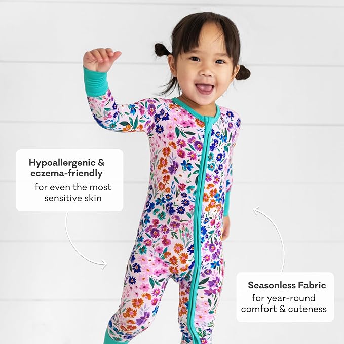 Little Sleepies Baby Pajamas, Sweet Pea, 2T
