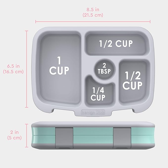 Bentgo Kids Prints Leak-Proof 5-Compartment Bento-Style Kids Lunch Box