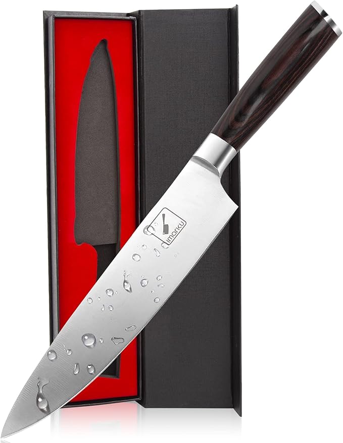 imarku Japanese Chef Knife-Sharp Kitchen Knife 8 Inch, Gift for Mom & Dad