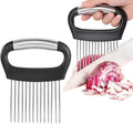 JAYVAR Large Onion Holder for Slicing, 304 Stainless Steel
