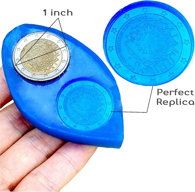 BBDINO Silicone Mold Making Kit 30A Platinum Liquid 1 Gallon Sapphire Blue