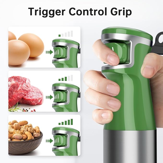Turelar Immersion Blender Handheld 5 in 1 Hand Blender Set 1100W Heavy Duty