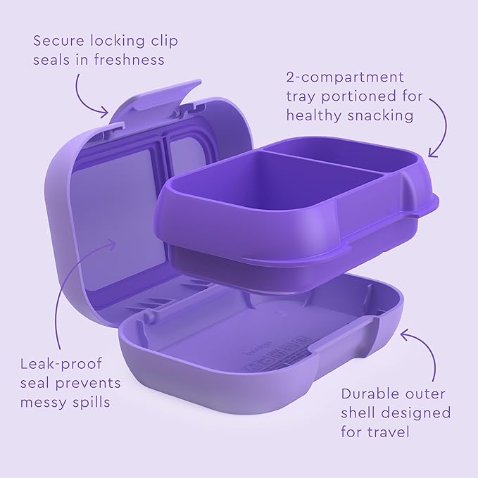 Bentgo Kids Snack Leak-Proof 2 Compartment Bento-Style Container