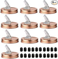 Mason Jar Pour Spouts. free flow Mason Jar Pour Spouts, mason jar for spout regular mouth size 70mm dispenser germination cover. Suitable for any liquid. Leak-Proof 10-Pack + 20 Black Lid Caps (10