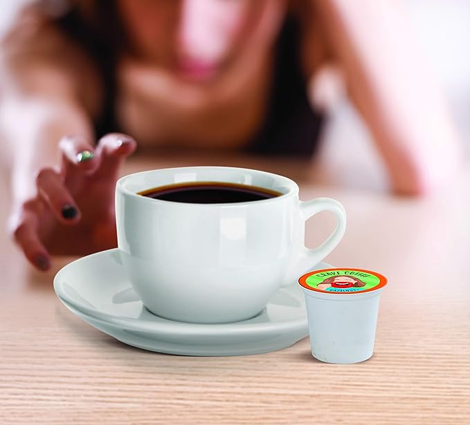 Crave Beverages Flavored Coffee Pods, Compatible with 2.0 K-Cup Brewers, Single Serve Hazelnut, 100 Count