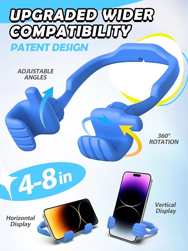 Stocking Stuffers for Teens Boys Girls Thumbs Up Lazy Phone Stand for Desk
