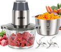Ganiza Food Processors with 2 Bowls, 450W Meat Grinder Vegetable Chopper