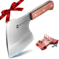 Dream Reach Meat Cleaver Knife - Heavy Duty Stainless Steel Hand Forged
