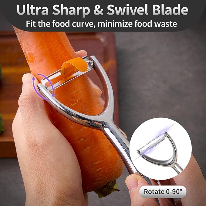 VISTORA Y Peeler Stainless Steel Potato Carrot Vegetable Peeler Kitchen