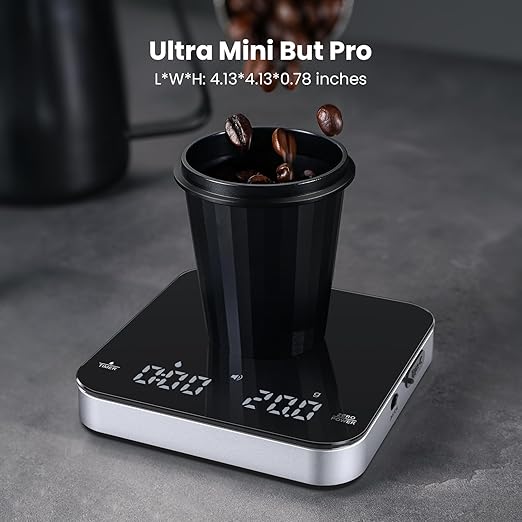 Maestri House S2 Espresso Coffee Scale with Timer 0.1g Precision Shot Scale