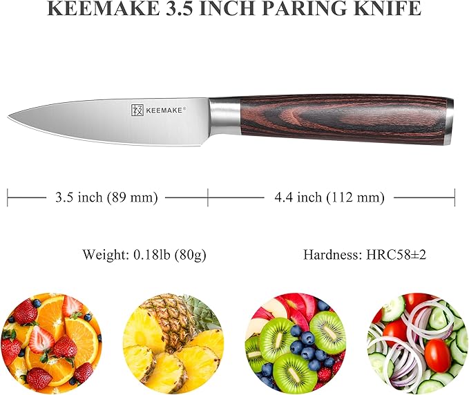 KEEMAKE 9 Inch Bread Knife for Homemade Bread, Serrated Sourdough Knife
