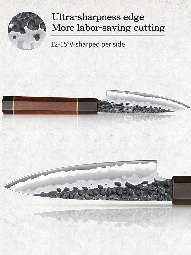 HOSHANHO Paring Knife 3.75", Razor Sharp Fruit Knife for Peeling & Coring