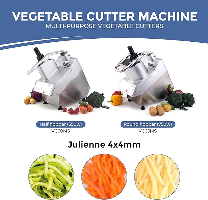TK Vegetable Chopper Disc - Julienne 4mm - For 550W & 750W TK Veg Cutters