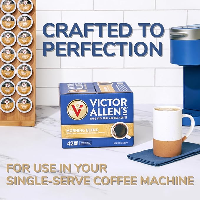 Victor Allen's Coffee Hazelnut Flavored, Medium Roast, 1 Pack - 12 Count, Single Serve Coffee Pods for Keurig K-Cup Brewers