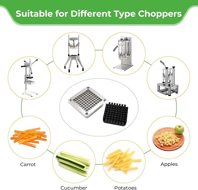 POWLAB 3/8" Replacement Blade for Commercial Vegetable Chopper Dicer