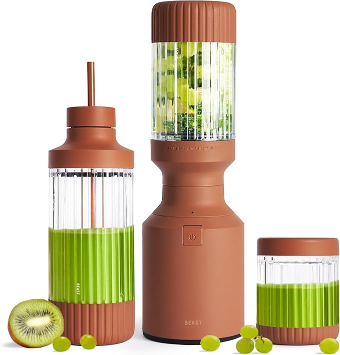 Beast Mighty 850 Plus Personal Blender, XL Vessel, Terra, 850W