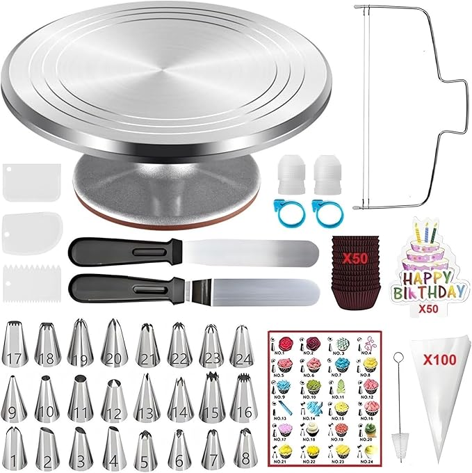 ANSLYQA Cake Decorating Kit, 237 Pcs Baking Tools