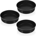 P&P CHEF 8 Inch Cake Pan Set of 3, Non-Stick Round Cake Pans