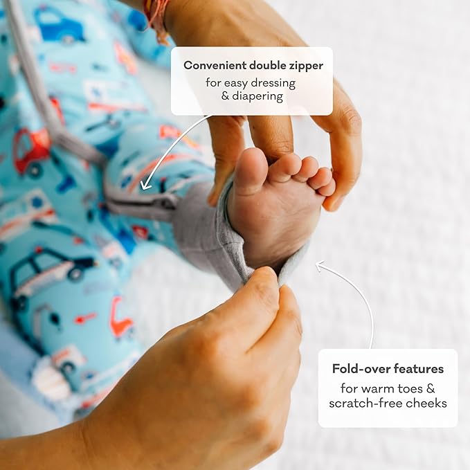 Little Sleepies Baby Pajamas, To The Rescue, 3-6 months